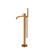 bateria wannowa stojaca orion brushed cooper