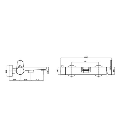 bateria wannowo prysznicowa cetus chrome 1