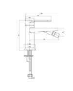bidet faucet cetus chrome 1 1