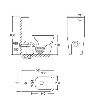 compact toilet tryton 2