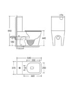 compact toilet tryton black 1