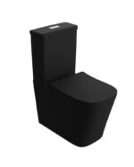 compact toilet tryton black