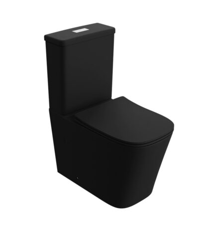 compact toilet tryton black