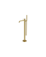 floor standing faucet orion brushed gold