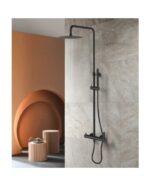 shower set with rain shower cetus matt black 1