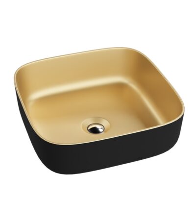 umywalka nablatowa galera mini goldblack