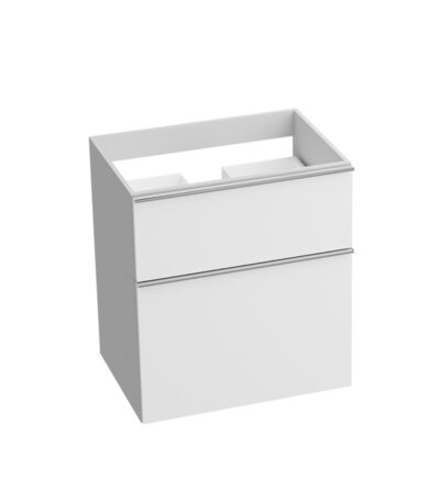 bathroom cabinet wall hung dallas white 600