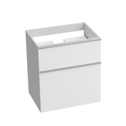 bathroom cabinet wall hung dallas white 600