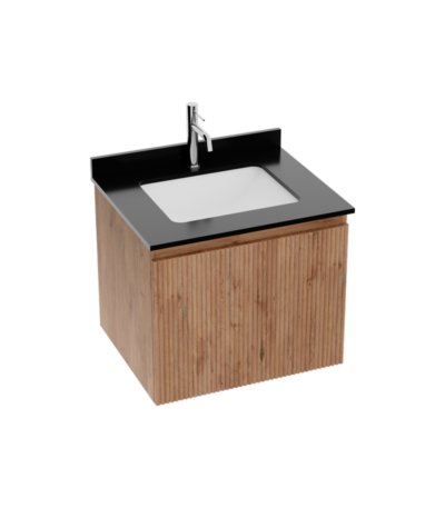 cabinet with countertop and washbasin irvine wood 600