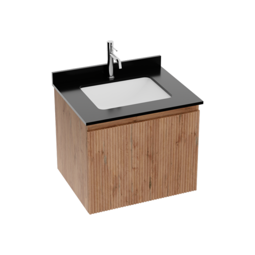 cabinet with countertop and washbasin irvine wood 600