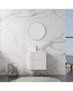 cabinet with glass washbasin atlanta white 600 1