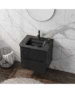 cabinet with washbasin atlanta black 600 1