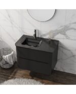 cabinet with washbasin atlanta black 800 1