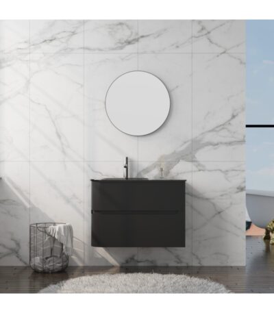 cabinet with washbasin atlanta black 800