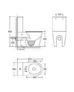 compact toilet neptun black 1