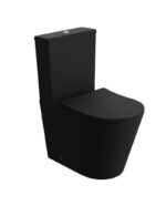compact toilet neptun black