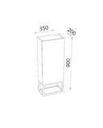 hanging post freja 350 3