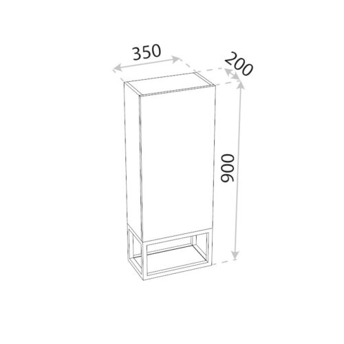 hanging post freja 350 3