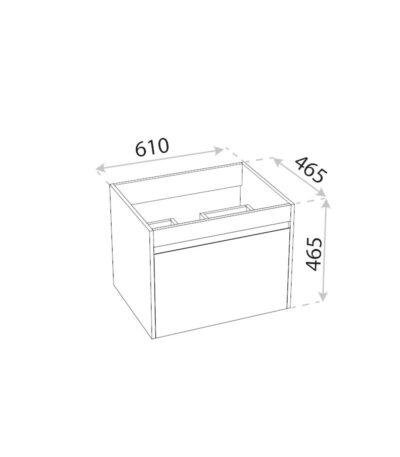 szafka wiszaca dsm provo wood 60 2