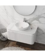 wall cabinet with a countertop vermont white 1000 1