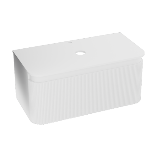 wall cabinet with a countertop vermont white 1000