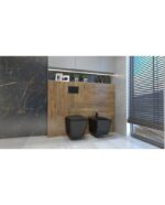 wall hung bidet onil black 1