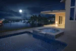 piscina residencial serie luminiscente