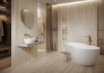 TRAVERTIN SOUL beige bathroom 1 mp small
