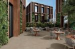 Utopie Taupe 80x80 restaurant