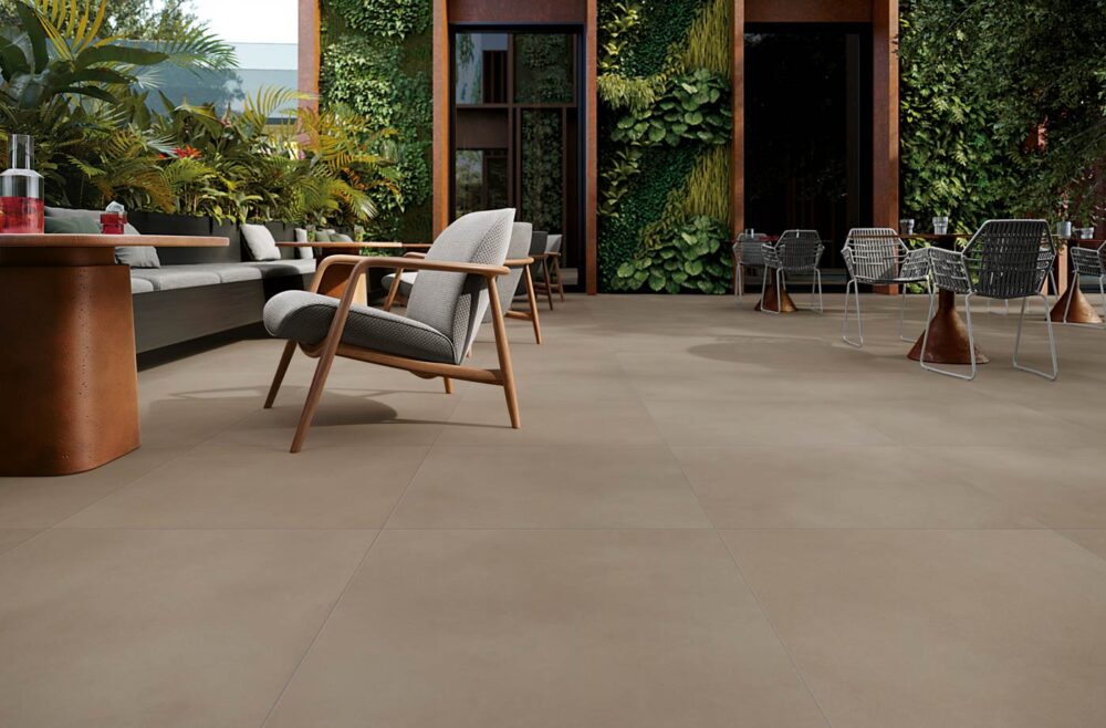 Utopie Taupe 80x80 restaurant det01