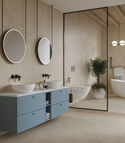 eco geo beige bathroom mp small