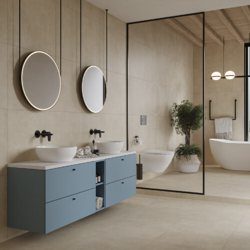 eco geo beige bathroom mp small