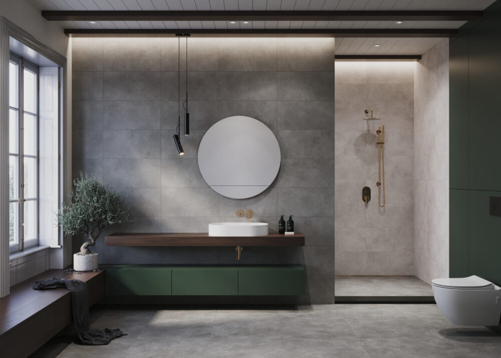 Smooth Rockstone grey bathroom mp small