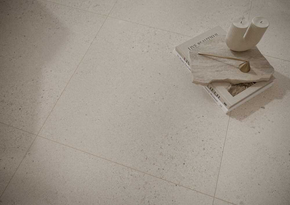 small terrazzo stone white salon D small
